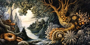 金碧辉煌立体画