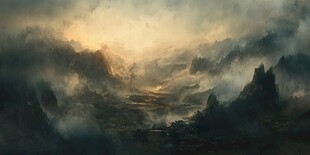 扎尕那傍晚日落