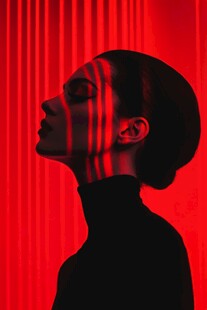 红黑炫酷暗黑秀场风