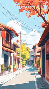 插画街道