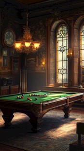 欧式台球室