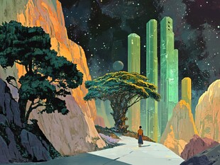 科幻插画风