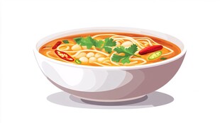 碗豆面插画