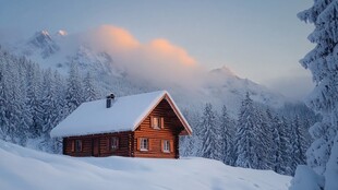 唯美雪景风光