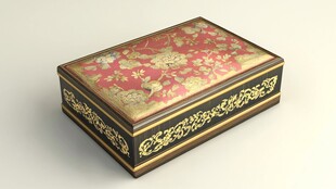 画珐琅合欢盒