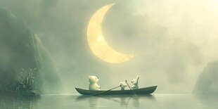 星月河幻想插画