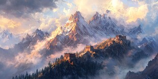 古风仙境天上宫阙