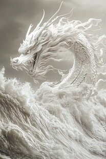 高清唯美双龙戏珠