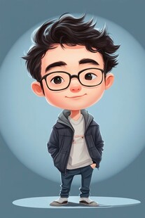 q版青年少年男生