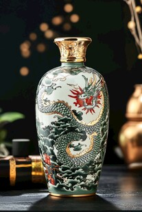 龙纹酒瓶