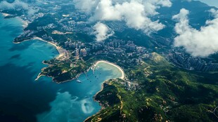 赤湾港航拍全景