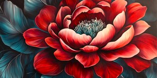手绘创意百花壁纸