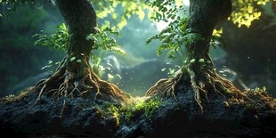 阳光与根