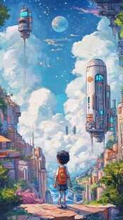 科幻插画风
