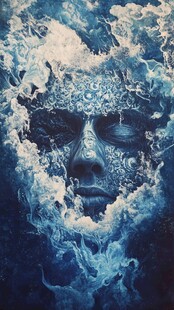 大轮梵天原创插画