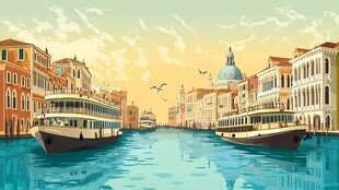 威尼斯插画