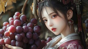 吃葡萄的贵妃