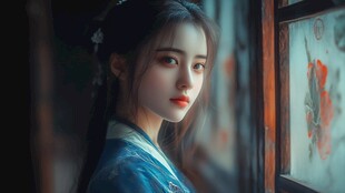 唯美意境古典美女