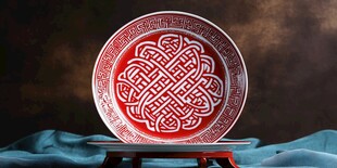 喜字瓷盘