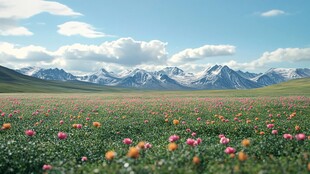 新疆伊犁山花