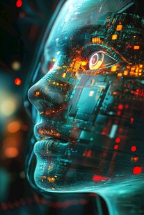 人工智能vr海报背景