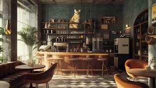 猫主题咖啡店