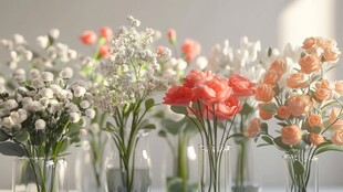 绽放的花朵动画模型