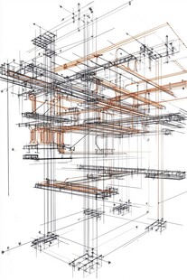 3d结构线框图