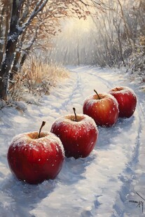 冬天里的苹果