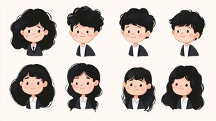 小学生人物设计