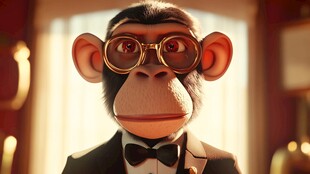 帅气猴先生形象