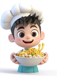 面食类卡通形象