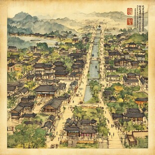 宋朝京都街道