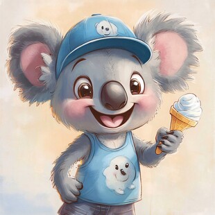 卡通考拉头像