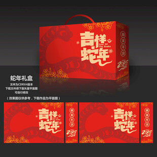 2025蛇年春节礼盒年货包装