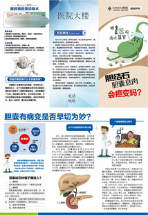 胆结石胆囊宣传折页