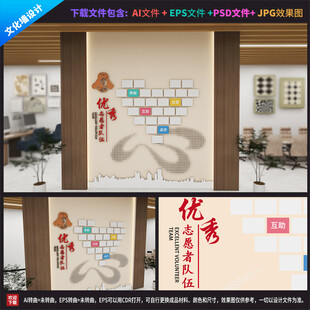 志愿者文化墙