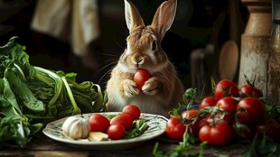 吃胡萝卜的兔兔