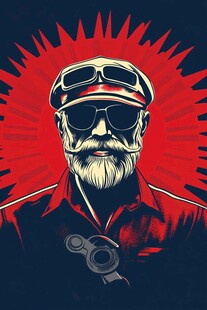 卡通酷潮大叔头像