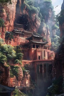 古风仙境天上宫阙