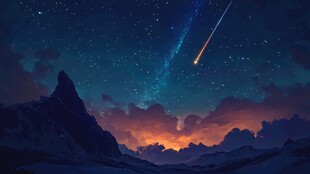 流星雨壁纸