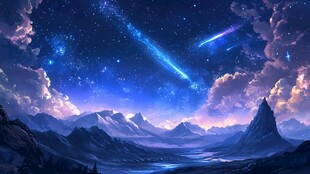 流星雨壁纸