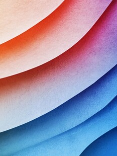 蓝橙色彩色炫彩渐变