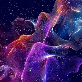 幻彩渐变背景科技背景