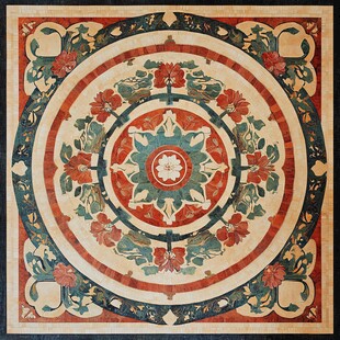 地板砖拼花瓷砖拼花