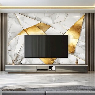几何电视背景墙