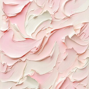 玫粉色立体抽象图案