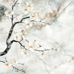 典雅杏花装饰画