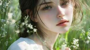 唯美女孩壁纸