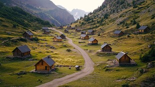 扎尕那旅游风光仙女滩